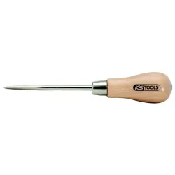 Pointe carrée avec lame traversante - manche en bois 6mm - L 190 KSTOOLS 300.1082 | 300.1082