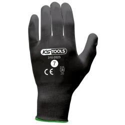 Gants microfibres noirs . T.7 . 12 paires KSTOOLS 310.0323 | 310.0323