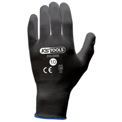 Gants microfibres noirs . T.10 . 12 paires KSTOOLS 310.0330 | 310.0330