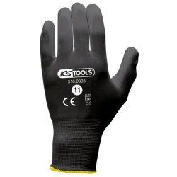 Gants microfibres noirs . T.11 . 12 paires KSTOOLS 310.0335 | 310.0335