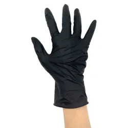 Gant de protection en nitrile noir . Taille M . boite de 100pces KSTOOLS 310.0451 | 310.0451