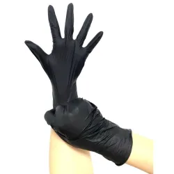 Gant de protection en nitrile noir . Taille M . boite de 100pces KSTOOLS 310.0451 | 310.0451