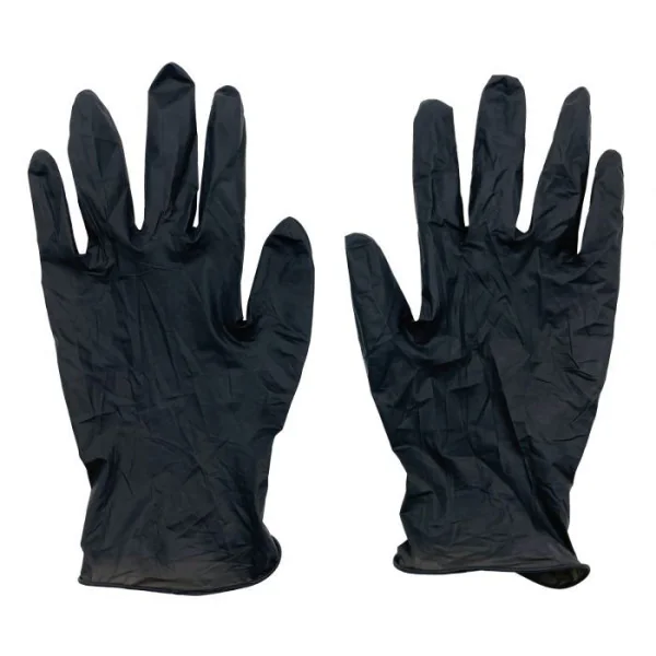Gant de protection en nitrile noir . Taille XL . boite de 100pces KSTOOLS 310.0453 | 310.0453