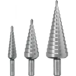 Coffret de 3 forets étagés HSS pour tôles jusqu'à 4 mm KSTOOLS 330.2210 | 330.2210