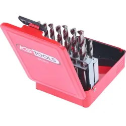 Coffret de 19 forets HSS-G meulés . Ø1 .0-10 .0 mm KSTOOLS 330.2610 | 330.2610
