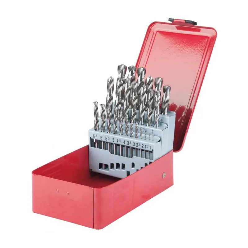 Coffret de 25 forets HSS-G meulés . Ø1 .0-13 .0 mm KSTOOLS 330.2613 | 330.2613