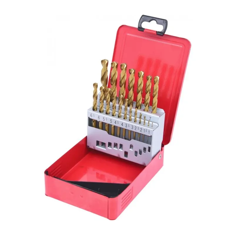 Coffret de forets HSS TiN . en box métal 19 pcs. 1-10mm KSTOOLS 330.4610 | 330.4610 Coffret de forets HSS TiN . en box métal 19 pcs. 1-10mm KSTOOLS 330.4610 | 330.4610