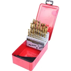 Coffret de forets HSS TiN . en box métal 25 pcs. 1-13mm KSTOOLS 330.4613 | 330.4613