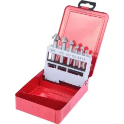 Jeu de forets aléseurs HSS 90° . en box métal 6 pcs. KSTOOLS 336.0406 | 336.0406