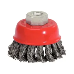 Brosse conique inox torsadé 0 .5 mm . Ø 90 mm KSTOOLS 340.0027 | 340.0027