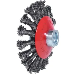 Brosse acier torsadé 0 .5 mm . Ø 100 mm KSTOOLS 340.0048 | 340.0048