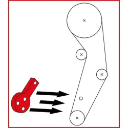 Jeu d'outils de calage - Fiat . Ford KSTOOLS 400.1000 | 400.1000