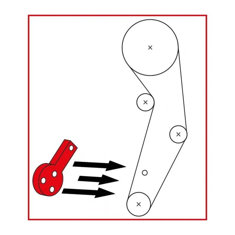 Jeu d'outils de calage - Fiat . Ford KSTOOLS 400.1000 | 400.1000 Jeu d'outils de calage - Fiat . Ford KSTOOLS 400.1000 | 400.1000