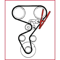 Jeu d’outils de calage moteur - Opel . Isuzu . Saab KSTOOLS 400.1575 | 400.1575