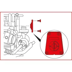 Jeu d'outils de calage moteur - Fiat (1.7D/TD) KSTOOLS 400.2000 | 400.2000