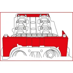 Jeu d'outils de calage moteur - Opel (1.0/1.2/1.4) KSTOOLS 400.4200 | 400.4200