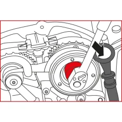 Coffret d'outils de calage moteur - VAG (1.8/2.0 TFSI/FSI) KSTOOLS 400.4325 | 400.4325