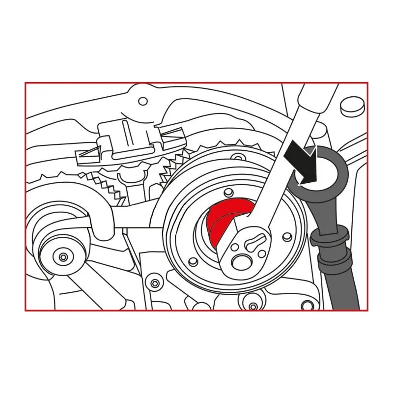 Coffret d'outils de calage moteur - VAG (1.8/2.0 TFSI/FSI) KSTOOLS 400.4325 | 400.4325