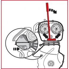 Clé de serrage pour chaîne de distribution - VAG (1.8/2.0 TFSI) KSTOOLS 400.4350 | 400.4350