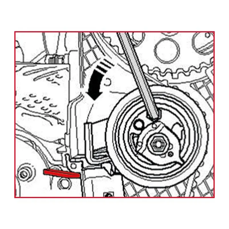 Outil de blocage du tendeur - VAG KSTOOLS 400.9019 | 400.9019 Outil de blocage du tendeur - VAG KSTOOLS 400.9019 | 400.9019