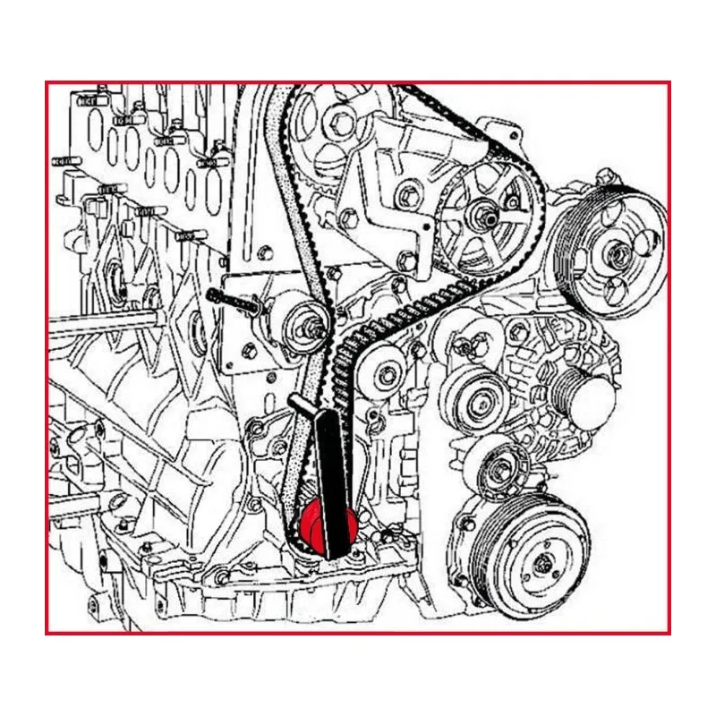 Douille complémentaire pour outil de tension courroie de distribution - Renault KSTOOLS 400.9024 | 400.9024 Douille complémentaire pour outil de tension courroie de distribution - Renault KSTOOLS 400.9024 | 400.9024