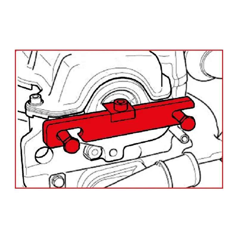 Outil de blocage d'arbre à cames - Volkswagen . Audi KSTOOLS 400.9044 | 400.9044 Outil de blocage d'arbre à cames - Volkswagen . Audi KSTOOLS 400.9044 | 400.9044