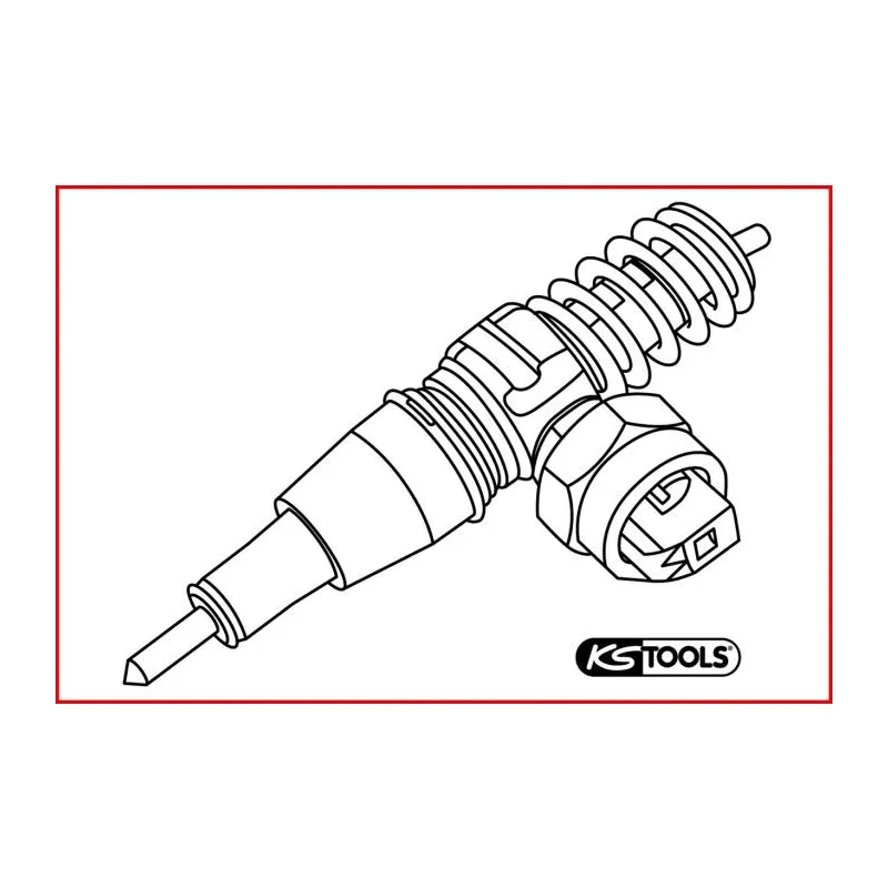 Jeu de 5 douilles pour pompes à injection avec gabarit de réglage KSTOOLS 400.9080 | 400.9080 Jeu de 5 douilles pour pompes à injection avec gabarit de réglage KSTOOLS 400.9080 | 400.9080