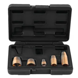 Jeu de 5 douilles pour pompes à injection avec gabarit de réglage KSTOOLS 400.9080 | 400.9080