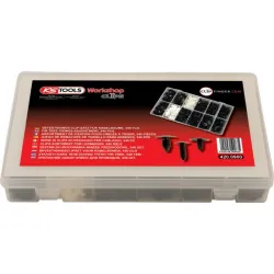 Assortiment d'agreafes de fixaton pour faisceaux de câbles . 340 pcs KSTOOLS 420.0900 | 420.0900