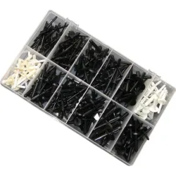 Assortiment de rivets plastiques . 235 pcs KSTOOLS 420.0905 | 420.0905