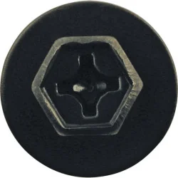 Vis métal noire avec rondelle pour VW . Audi . PSA et Opel- Ø6 .2mm - 10pcs KSTOOLS 420.1907 | 420.1907