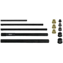 Jeu d'adaptateurs . vis de force et écrous à embase . 13 pièces KSTOOLS 440.0040 | 440.0040