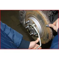 Manivelle pour grattoir pour disque de frein KSTOOLS 440.0335 | 440.0335