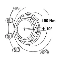 Douille pour écrou de moyeu-140mm type SAF KSTOOLS 450.0110 | 450.0110