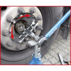Kit de démontage d'écrous de moyeu PL réglable . 13 pcs KSTOOLS 450.0180 | 450.0180