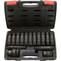 Coffret de douilles et embouts longs à chocs . 16 pièces KSTOOLS 450.0420 | 450.0420