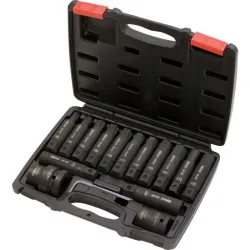 Coffret de douilles et embouts longs à chocs . 16 pièces KSTOOLS 450.0420 | 450.0420