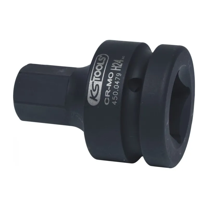 Douille tournevis à chocs 6 pans 1'' . 24 mm KSTOOLS 450.0479 | 450.0479 Douille tournevis à chocs 6 pans 1'' . 24 mm KSTOOLS 450.0479 | 450.0479