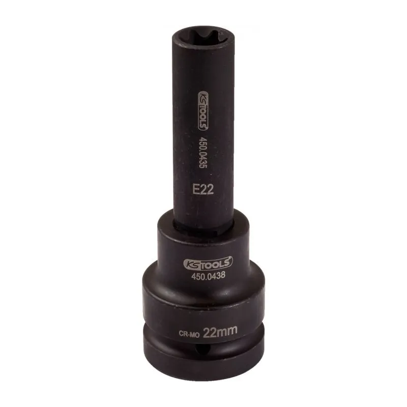 Douille à chocs TORX-E 1'' . E22 KSTOOLS 450.0483 | 450.0483 Douille à chocs TORX-E 1'' . E22 KSTOOLS 450.0483 | 450.0483