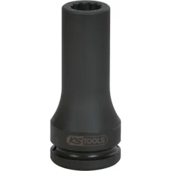 Douille à chocs pour culasse 12 pans 3/4" . L.110 mm - 17 mm KSTOOLS 455.0010 | 455.0010