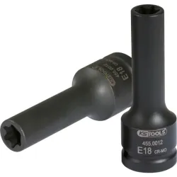 Douille à chocs pour culasse TORX® 3/4" . L.110 mm - E18 KSTOOLS 455.0012 | 455.0012
