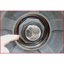 Douille 6 pans pour écrou d'essieu . 1" . 80 mm KSTOOLS 460.0220 | 460.0220