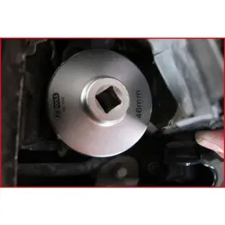 Douille pour filtre à huile 3/8" Ø 46 mm / 6 cannelures KSTOOLS 460.1045 | 460.1045