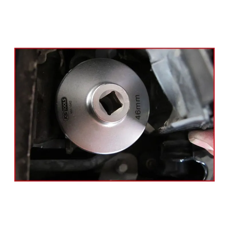Douille pour filtre à huile 3/8" Ø 46 mm / 6 cannelures KSTOOLS 460.1045 | 460.1045 Douille pour filtre à huile 3/8" Ø 46 mm / 6 cannelures KSTOOLS 460.1045 | 460.1045