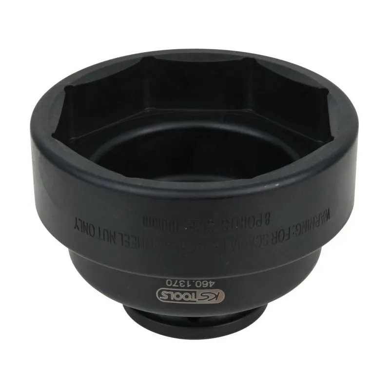 Douille 8 pans pour écrou d'essieu Scania . 100 mm KSTOOLS 460.1370 | 460.1370 Douille 8 pans pour écrou d'essieu Scania . 100 mm KSTOOLS 460.1370 | 460.1370
