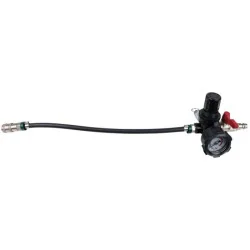 Adaptateur d'admission d'air pour turbocompresseur avec flexible et manomètre KSTOOLS 460.2481 | 460.2481
