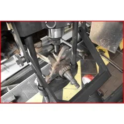 Presse à pivot 75 t avec kit de douilles . 29 pièces KSTOOLS 460.3620 | 460.3620