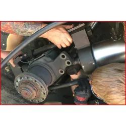 Presse à pivot 75 t avec kit de douilles . 29 pièces KSTOOLS 460.3620 | 460.3620