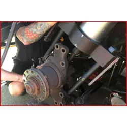 Presse à pivot 75 t avec kit de douilles . 29 pièces KSTOOLS 460.3620 | 460.3620
