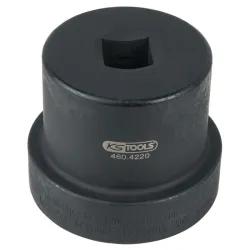 Douille 12 pans pour écrou de moyeu avec guide . 80 mm KSTOOLS 460.4220 | 460.4220